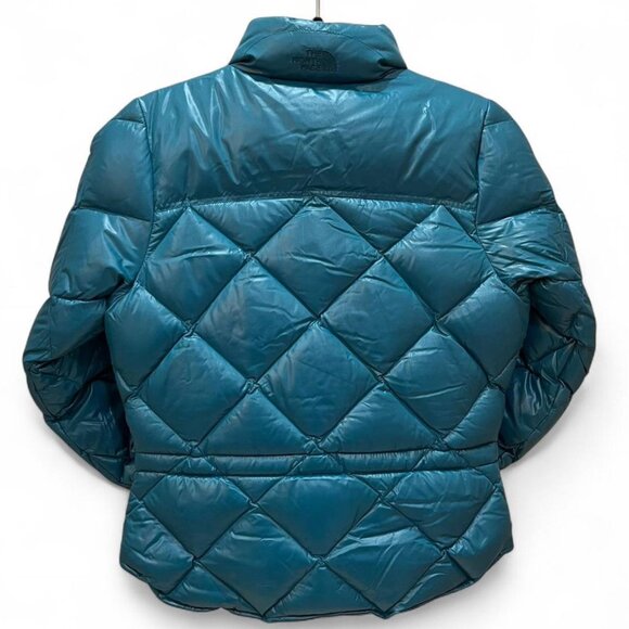 The North Face Teal Puffer Coat - Picture 3 of 3